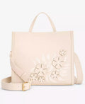 Orina Elegant Floral Cream Tote Bag for Women – Embroidered Shoulder & Handbag